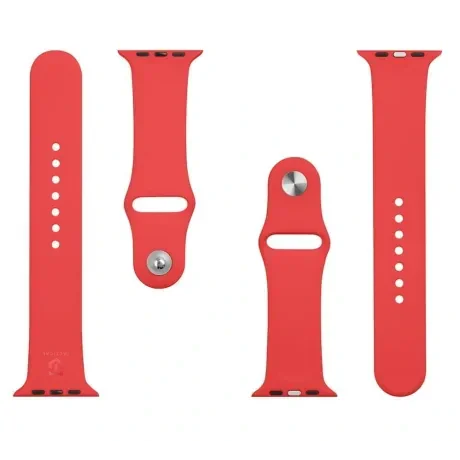 Curea ceas Silicon Tactical pentru Apple Watch 1/2/3/4/5/6/SE 42/44/45mm Red