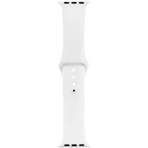Curea Tactical Silicone pentru Apple IWatch 1/2/3/4/5/6/SE 42/44mm Alb