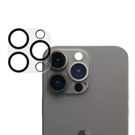 Folie Protectie Sticla Camera Mobico pentru iPhone 15 Pro Max Negru thumb