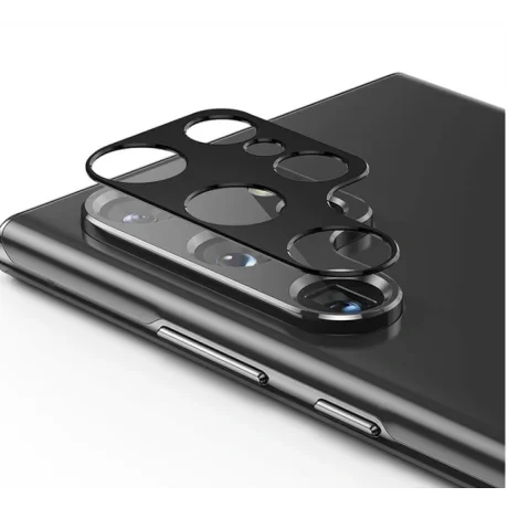 Folie Protectie Sticla Camera Mobico pentru Samsung Galaxy S23 Ultra Negru thumb