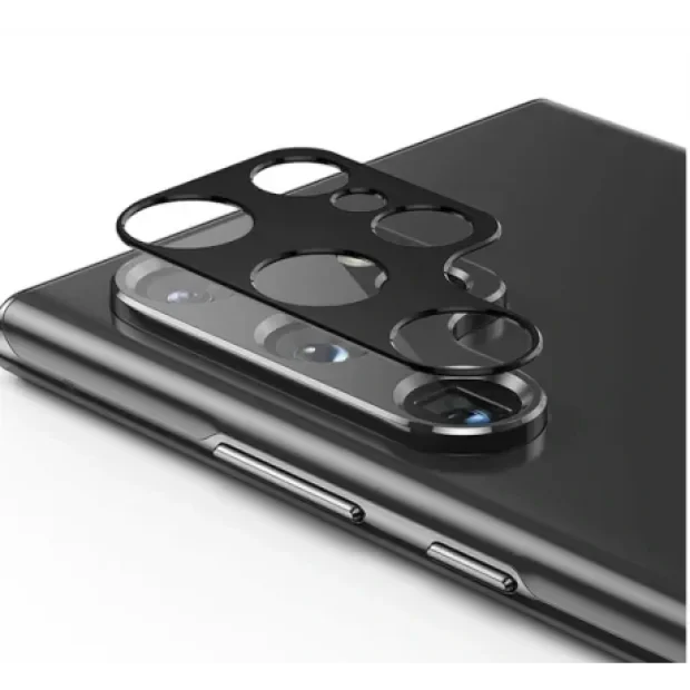 Folie Protectie Sticla Camera Mobico pentru Samsung Galaxy S23 Ultra Negru