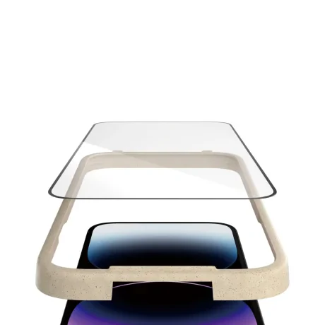 Folie Sticla Panzer UWF pentru iPhone 15 Pro Max cu aplicator 2812 Negru thumb