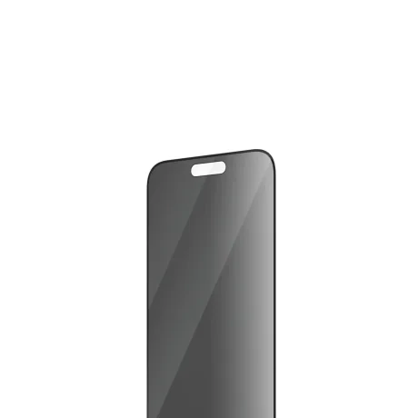 Folie Sticla Panzer UWF Privacy pentru iPhone 15 Pro cu aplicator P2810 Negru thumb