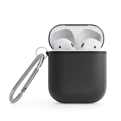 Husa AirPods Next One silicon pentru Airpods 1/2 AP-TPU-BLK Negru thumb