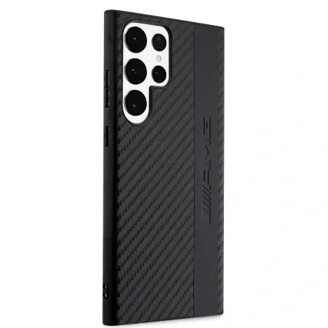 Husa AMG Carbon Stripe Case for Samsung Galaxy S23 Ultra  Black