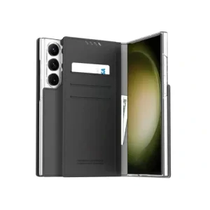Husa Book Araree Mustang Handmade pentru Samsung Galaxy S23 Ultra Black