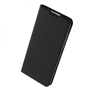 Husa Book Silicon Flip pentru iPhone 13 Mini Negru