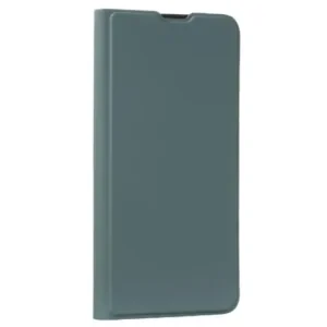 Husa Book Silicon Flip pentru iPhone 13 Verde