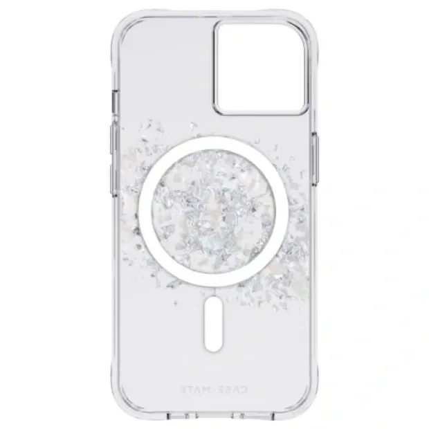 Husa Case Mate Karat Touch of Pearls MagSafe pentru iPhone 14 Pro CM049204 Transparent