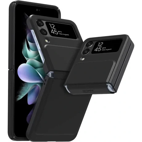 Husa Cover Araree Aero Flex pentru Samsung Galaxy Z Flip 4 Black thumb