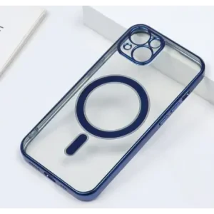 Husa Cover Beauty Lens Frame Magsafe pentru iPhone 13 Albastru