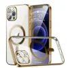 Husa Cover Beauty Lens Frame Magsafe pentru iPhone 13 Pro Auriu