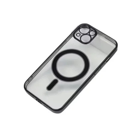 Husa Cover Beauty Lens Frame Magsafe pentru iPhone 14 Negru