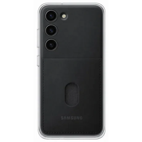 Husa Cover Clear Frame Case pentru Samsung Galaxy S23 Black thumb