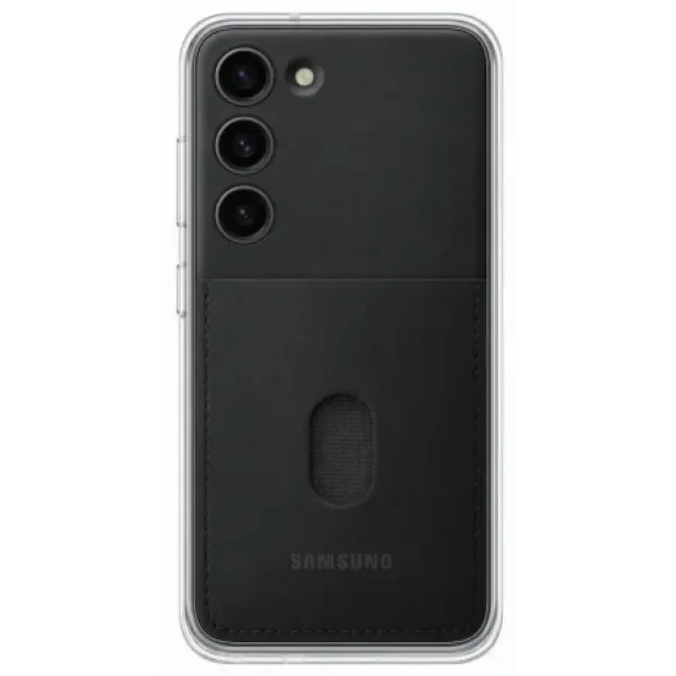 Husa Cover Clear Frame Case pentru Samsung Galaxy S23 Black