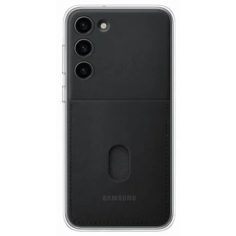 Husa Cover Clear Frame Case pentru Samsung Galaxy S23 Plus Black thumb