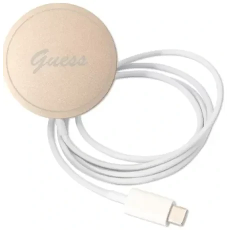 Husa Cover Guess 4G Print Magsafe + Wireless Charger pentru iPhone 14 Plus Blue thumb
