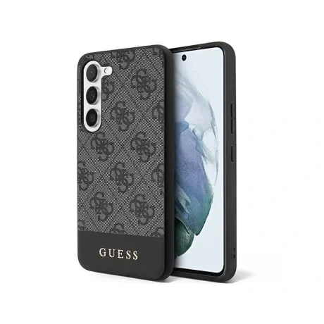 Husa Cover Guess Bottom Stripe pentru Samsung Galaxy  S23 Grey