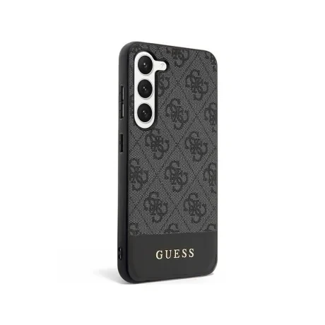 Husa Cover Guess Bottom Stripe pentru Samsung Galaxy  S23 Grey