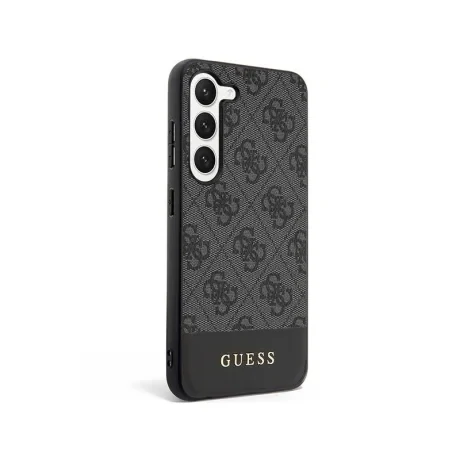 Husa Cover Guess Bottom Stripe pentru Samsung Galaxy  S23 Plus Grey thumb
