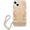 Husa Cover Guess Gold Flower Cord pentru iPhone 13 Mini