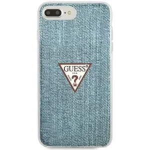 Husa Cover Guess Jeans Colection pentru iPhone 7/8 Plus Albastru