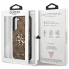 Husa Cover Guess PU 4G Metal Logo pentru Samsung Galaxy S22 Plus Brown