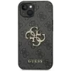 Husa Cover Guess PU Metal Logo pentru iPhone 14 Pro Grey