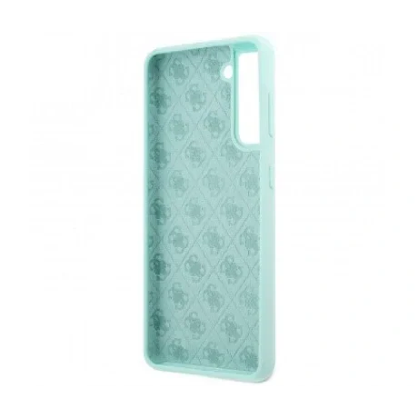 Husa Cover Guess Silicone Metal Logo pentru Samsung Galaxy S21 Plus GUHCS2MLSLMGLB Mint
