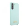 Husa Cover Guess Silicone Metal Logo pentru Samsung Galaxy S21 Plus GUHCS2MLSLMGLB Mint