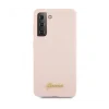 Husa Cover Guess Silicone Metal Logo pentru Samsung Galaxy S21 Plus GUHCS2MLSLMGLP Pink