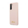 Husa Cover Guess Silicone Metal Logo pentru Samsung Galaxy S21 Plus GUHCS2MLSLMGLP Pink