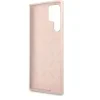 Husa Cover Guess Silicone Metal Logo pentru Samsung Galaxy S23 Ultra Pink