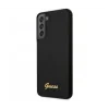 Husa Cover Guess Silicone Vintage Gold Logo pentru Samsung Galaxy S23 Black