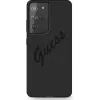 Husa Cover Guess Silicone Vintage pentru Samsung Galaxy S21 Ultra Black