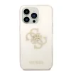 Husa Cover Guess TPU 4G Full Glitter pentru iPhone 14 Pro Clear