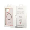 Husa Cover Guess Translucent MagSafe pentru iPhone 13 Pro Pink