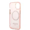 Husa Cover Guess Translucent MagSafe pentru iPhone 14 Pink