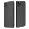 Husa Cover Hard Carbon Fiber pentru iPhone 11 Pro Max Negru