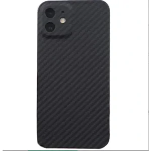 Husa Cover Hard Carbon Fiber pentru iPhone 12 Negru