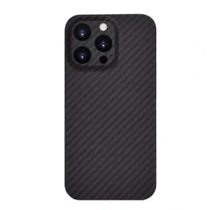 Husa Cover Hard Carbon Fiber pentru iPhone 12 Pro Max Negru
