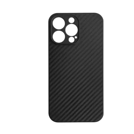 Husa Cover Hard Carbon Fiber pentru iPhone 12 Pro Negru