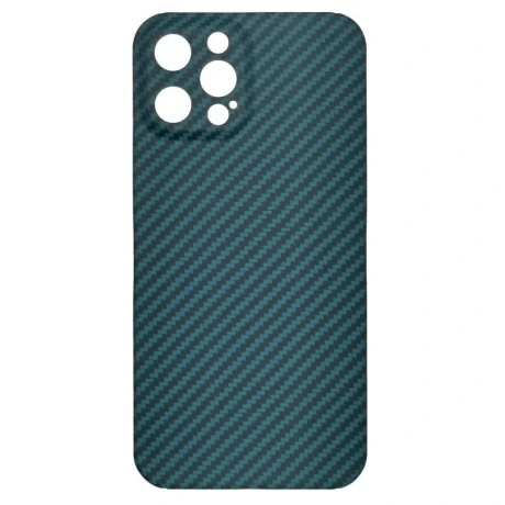 Husa Cover Hard Carbon Fiber pentru iPhone 13 Albastru thumb