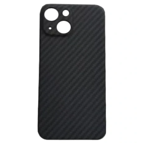 Husa Cover Hard Carbon Fiber pentru iPhone 13 Negru