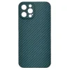 Husa Cover Hard Carbon Fiber pentru iPhone 13 Pro Albastru