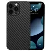 Husa Cover Hard Carbon Fiber pentru iPhone 13 Pro Max Negru