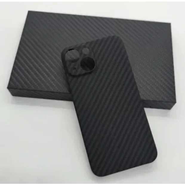 Husa Cover Hard Carbon Fiber pentru iPhone 14 Plus Negru