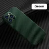 Husa Cover Hard Carbon Fiber pentru iPhone 14 Plus Verde