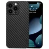 Husa Cover Hard Carbon Fiber pentru iPhone 14 Pro Negru
