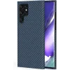 Husa Cover Hard Carbon Fiber pentru Samsung Galaxy A13 4G Albastru